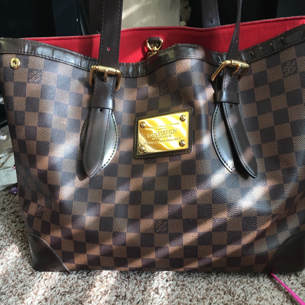 Louis Vuitton damier canvas handstead pm bag